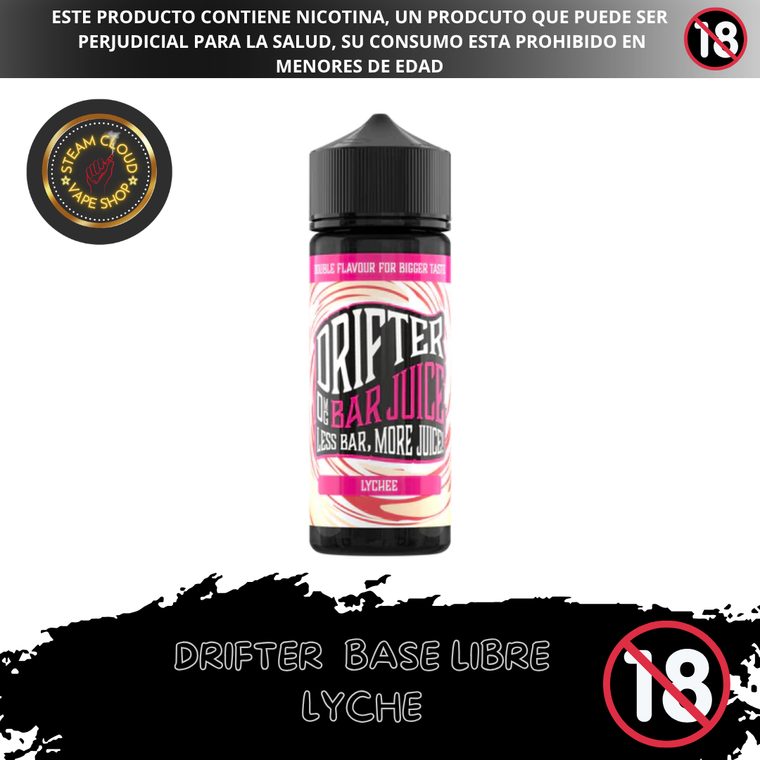 Drifter Bar Lychee - Base Libre 120ml
