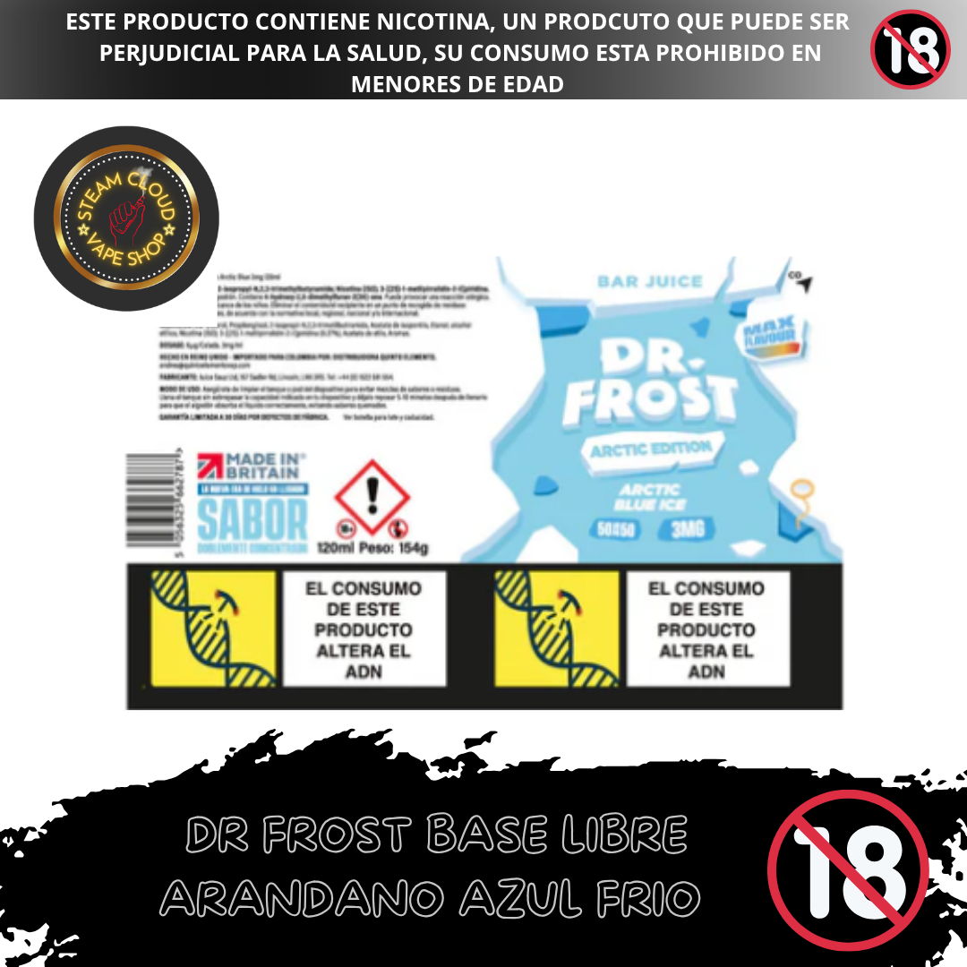 Dr Frost Artic Ice - Base Libre 120ml