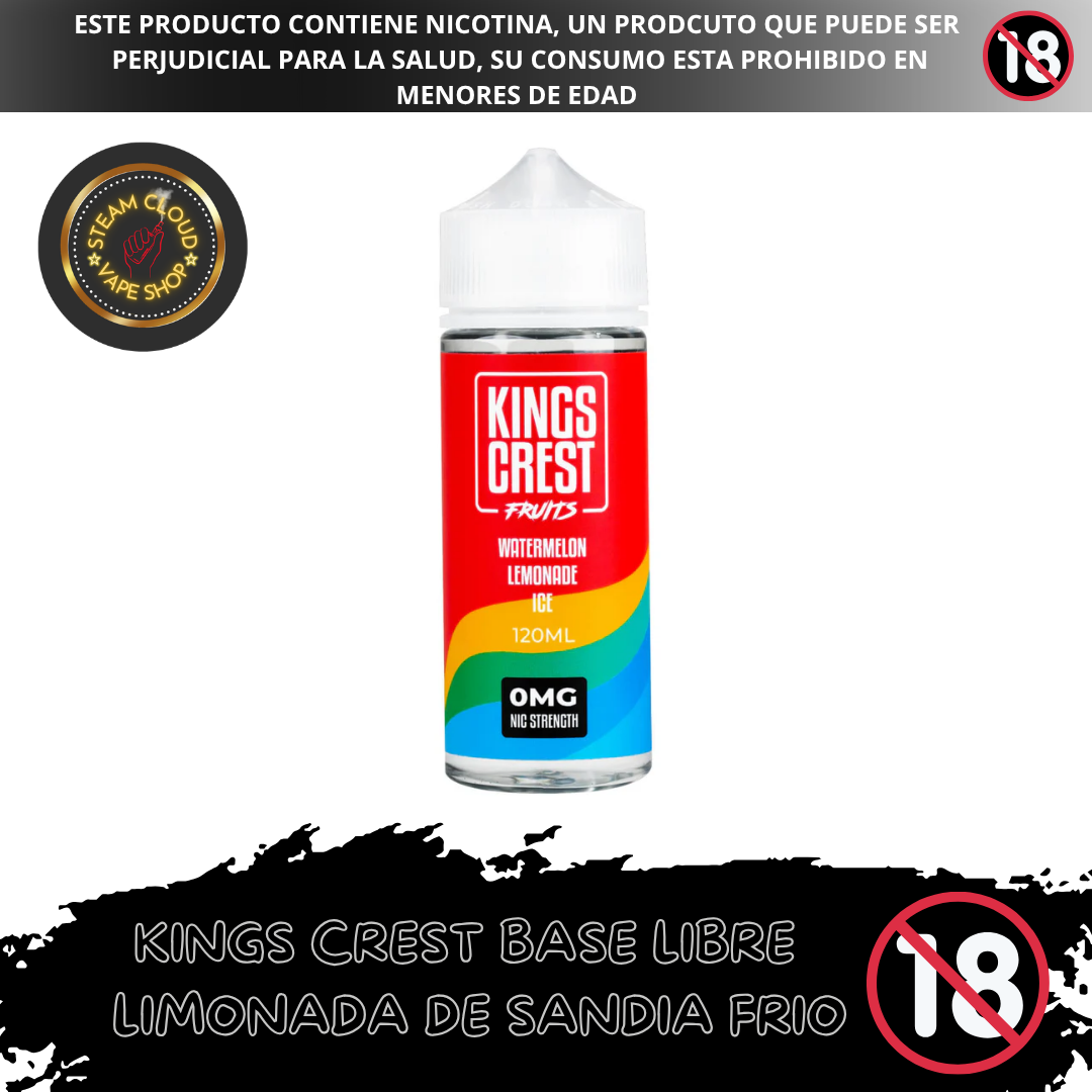 King's Crest Fruits Watermelon Lemonade Ice - Base Libre 120ml