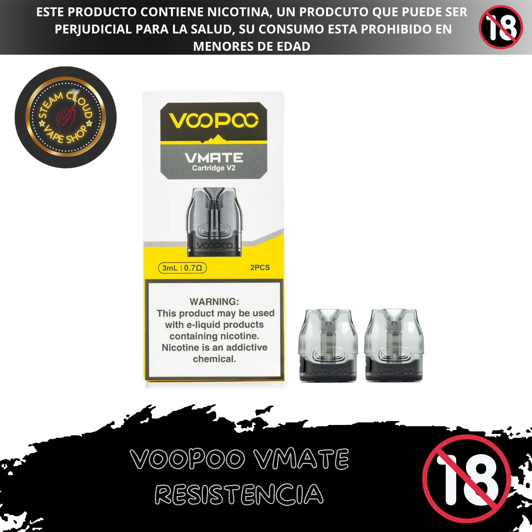 VooPoo Vmate V2 - Resistencia