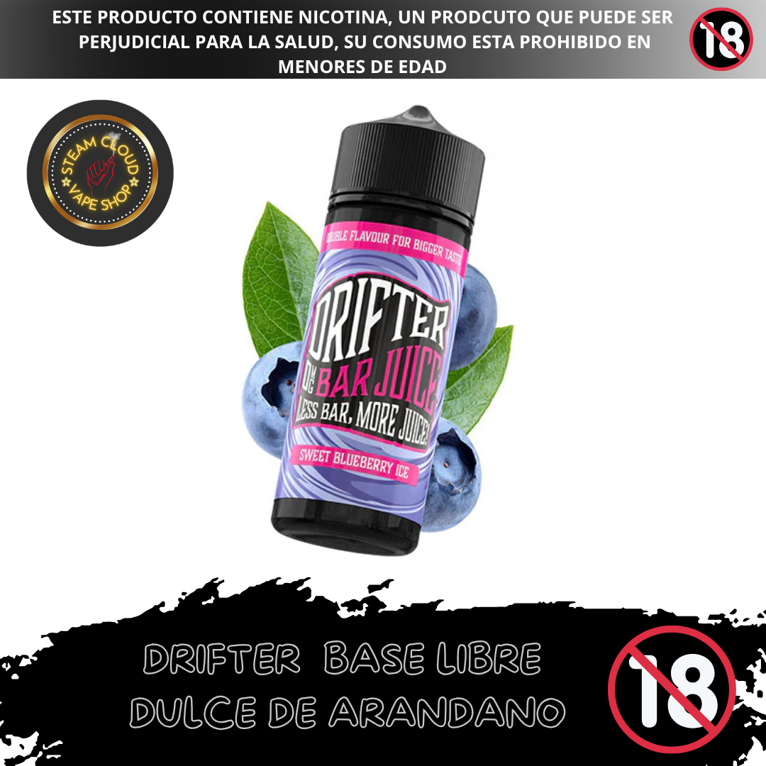 Drifter Bar Sweet Blueberry Ice - Base Libre 120ml