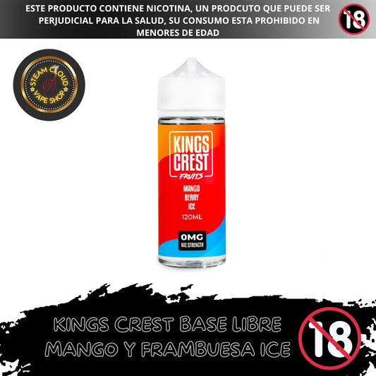 King's Crest Fruits Mango Berry Ice - Base Libre 120ml