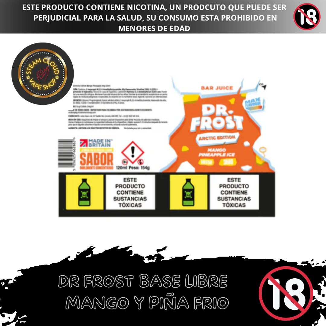 Dr Frost Mango Pinneapple Ice - Base Libre 120ml