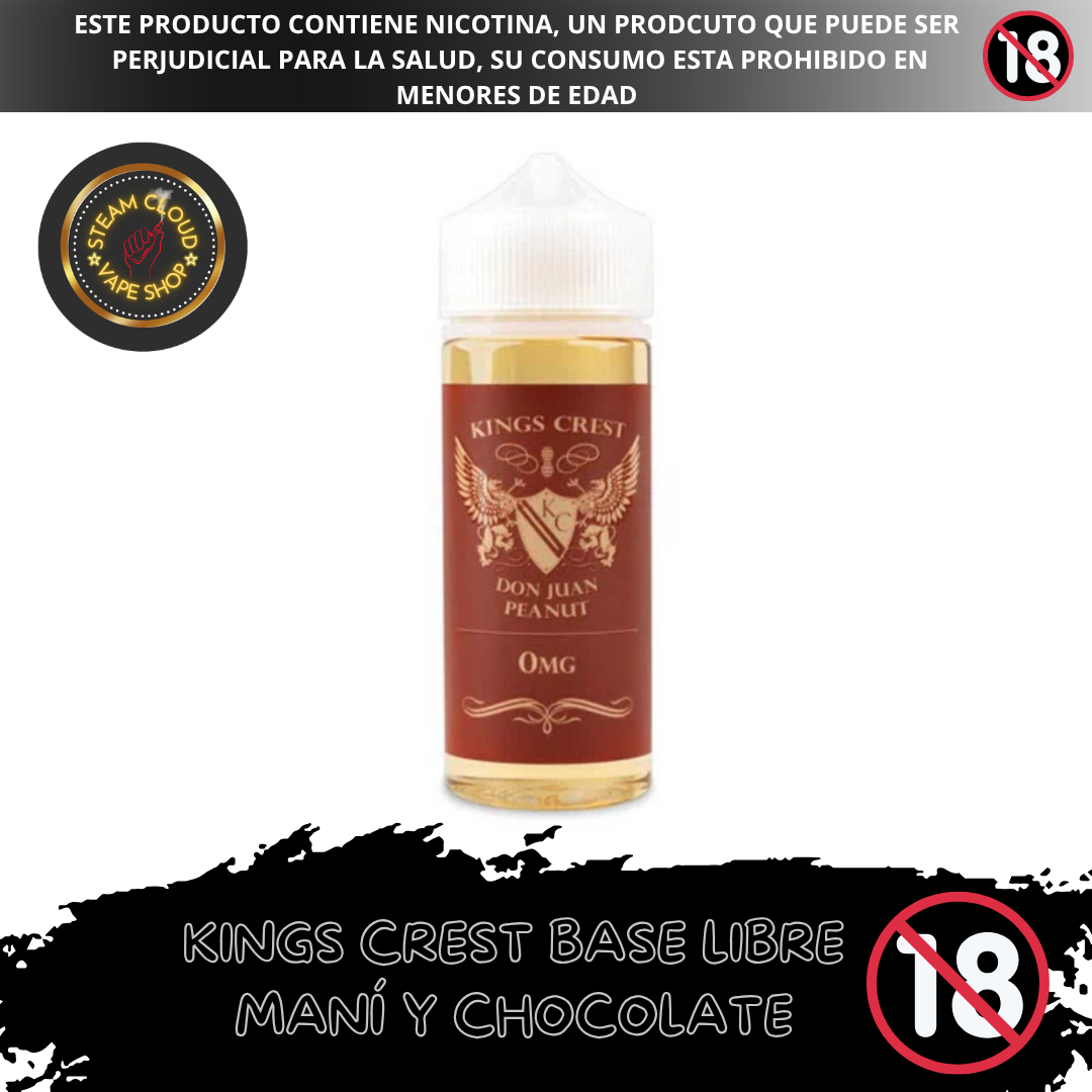 King's Crest Don Juan Peanut - Base Libre 120ml