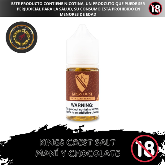 King's Crest Don Juan Peanut - Sal de Nicotina 30ml