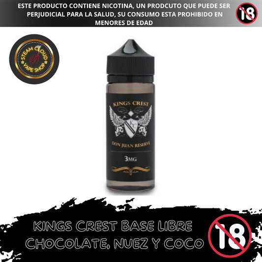 King's Crest Don Juan Reserve - Base Libre 120ml
